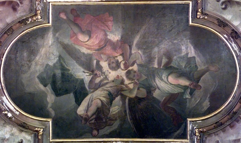 Angeli con simboli dell'Incoronazione